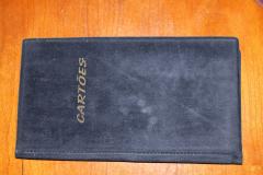 Livro Porta Cartões Veludo