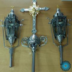 Lanterna Procissão e cruz modelo D