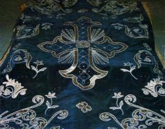 Pano funerário bordado bom