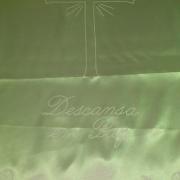 Lençol cetim estampado com Cruz