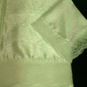 Lençol Cetim goufré branco