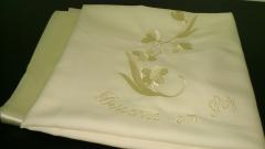 Lençol minimate bordado com Flor